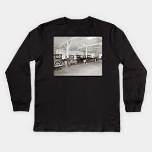 Auto Dealer Repair Shop, 1926. Vintage Photo Kids Long Sleeve T-Shirt